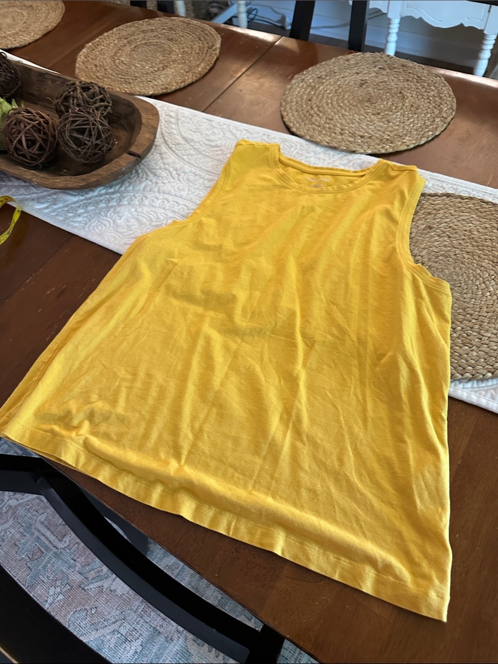 Banana Republic Bright Golden Yellow Sleeveless Tank